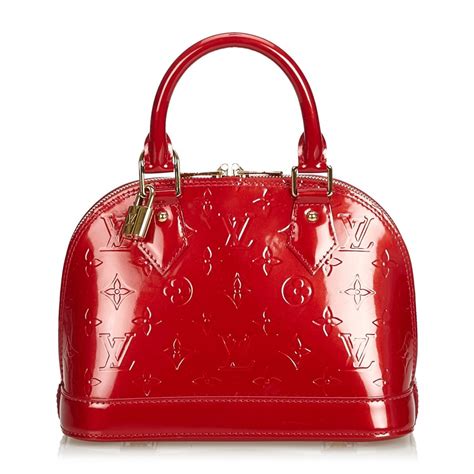 louis vuitton borsa rossa|louis vuitton alma bb.